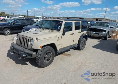 2016 Jeep Wrangler Unlimited 75Th Anniversary из США, поврежденный, VIN 1C4BJWEG3GL314927